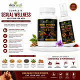 ShifaHerbalcare Men Power Combo – 60 Capsules + 30 ml Men Power Oil